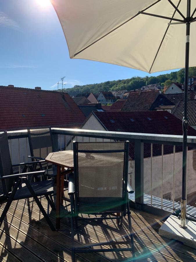 Modernes Penthouse, Nahe Wuerzburg Apartment Exterior photo